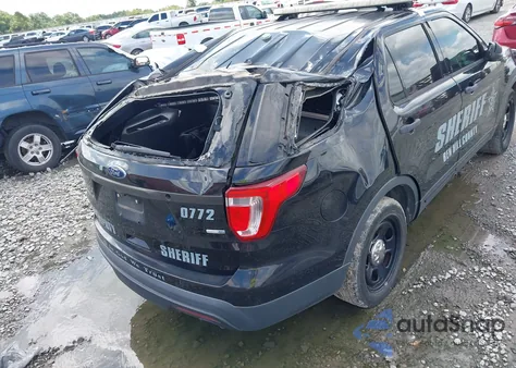 2017 Ford Police Interceptor from USA, damaged, VIN 1FM5K8ARXHGE00772